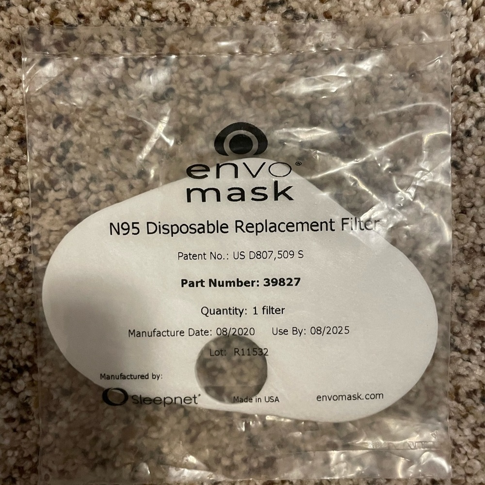 16 Envo Mask N95 Disposable Replacement Filters